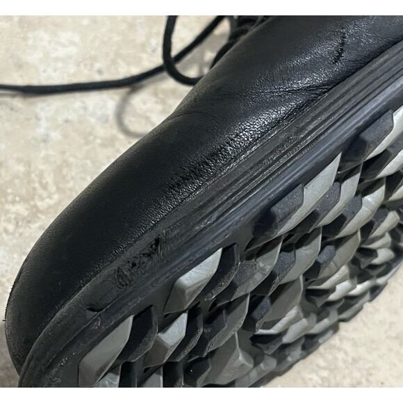 FootJoy DryJoys Premiere Black Leather Spikeless Golf Shoe 53988 10.5 EXTRA WIDE - Picture 4 of 11